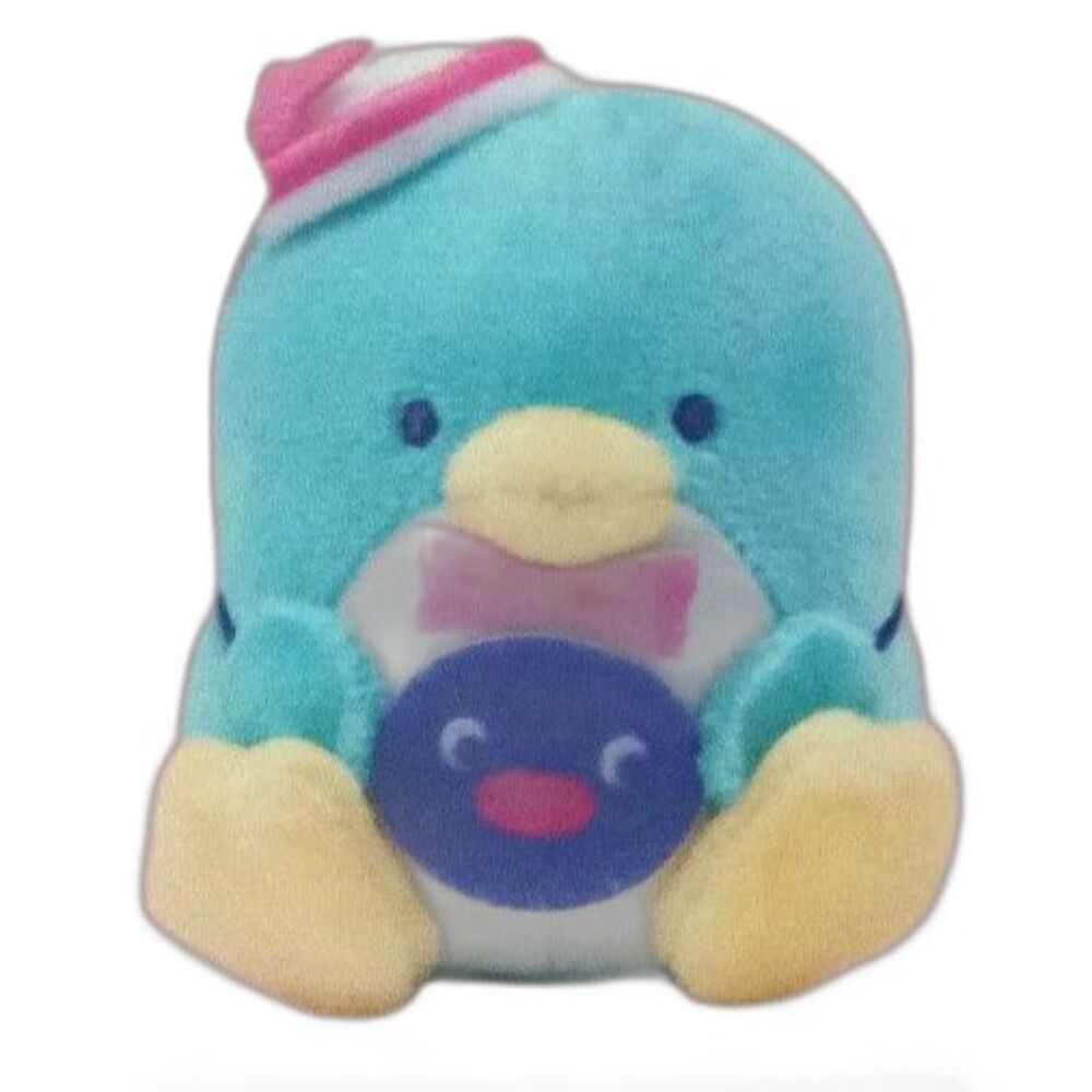 Tuxedosam x Pingu mini plush keychain